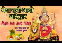 मैया रानी आयो थारे द्वार थारी महिमा अपरम्पार