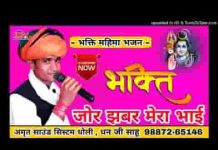 भक्ति जोर जबर मेरा भाई भक्ति करो भरम मत राखो