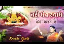 बिन श्याम दरस के चैन मुझे आता नहीं है भजन लिरिक्स