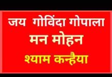 जय गोविंदा गोपाला मन मोहन श्याम कन्हैया भजन लिरिक्स जय गोविंदा गोपाला मन मोहन श्याम कन्हैया भजन लिरिक्स