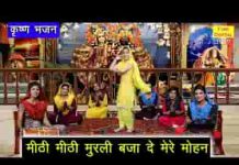 मीठी मीठी मुरली बजा दे मेरे मोहन भजन लिरिक्स मीठी मीठी मुरली बजा दे मेरे मोहन भजन लिरिक्स