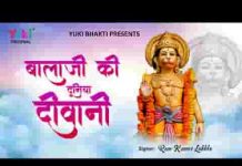 बालाजी की दुनिया दीवानी सब ही जाने इनकी कहानी लिरिक्स