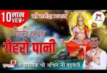 गहरी नर्मदा न गेहरो पानी भजन लिरिक्स
