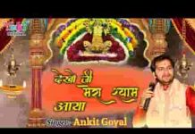 देखो जी मेरा श्याम आया भजन लिरिक्स