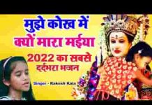 मुझे कोख में क्यों मारा मैया एक बेटी ने ये पुकारा है लिरिक्स