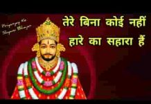 एक श्याम तू मेरा है मुझे तेरा सहारा है लिरिक्स