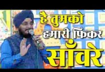 है तुमको हमारी फिकर सांवरे भजन लिरिक्स है तुमको हमारी फिकर सांवरे भजन लिरिक्स